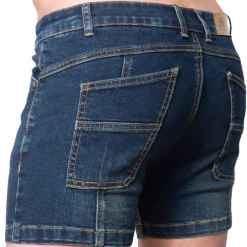 SKU Jeans Fesses Rondes|Fesses Rondes-Mini Short Jeans Original Super Push-Up Bleu Marine
