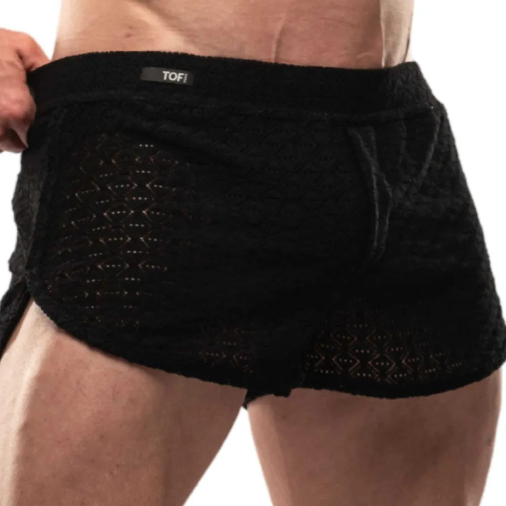 TOF Paris Shorts / Caleçons|Shorts-Mini Short Riviera Noir