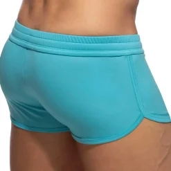 Addicted Shorts-Mini Short Sport Swoosh Turquoise