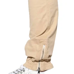 ES Collection Pantalons-Pantalon Cargo Beige