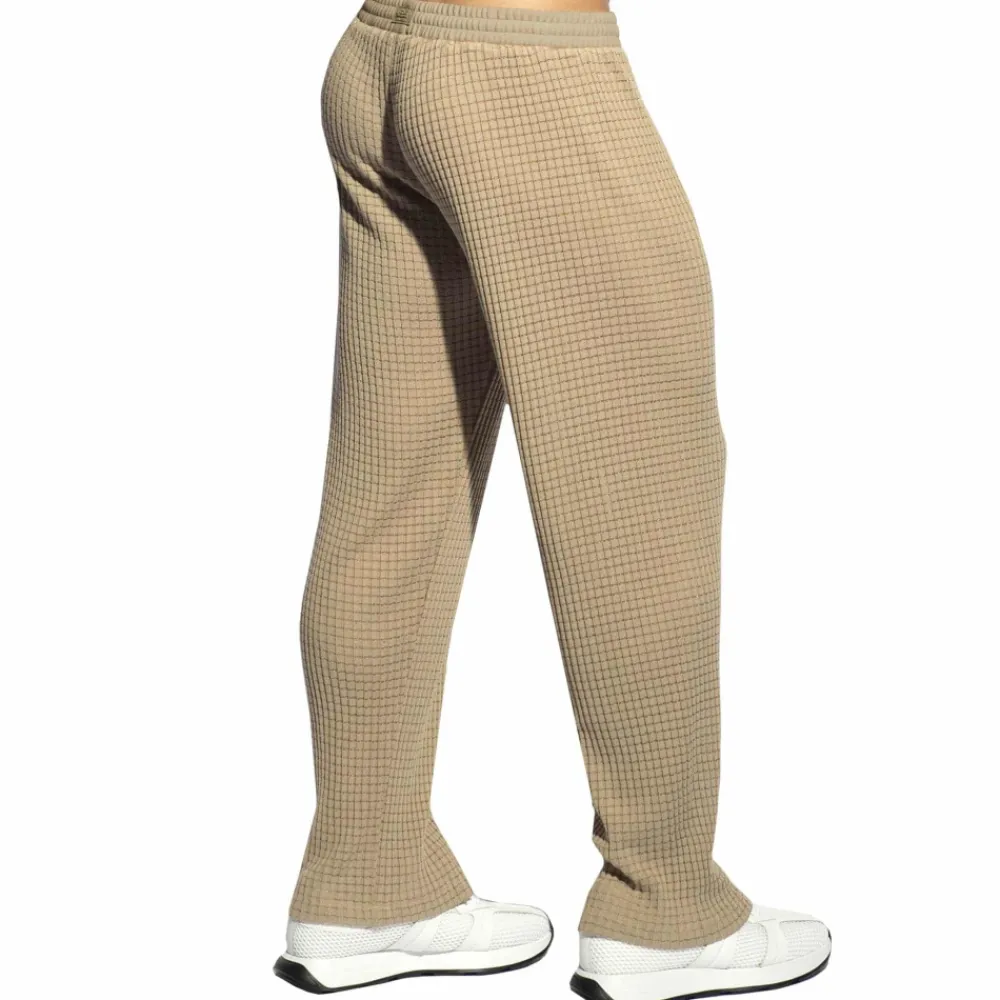 ES Collection Pantalons D'Intérieur|Pantalons-Pantalon Checkmate Beige