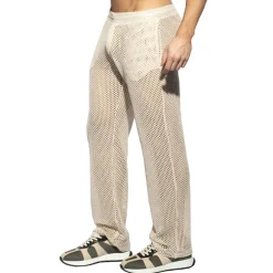 ES Collection Pantalons D'Intérieur|Pantalons-Pantalon Crochet Beige