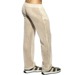 ES Collection Pantalons D'Intérieur|Pantalons-Pantalon Crochet Beige