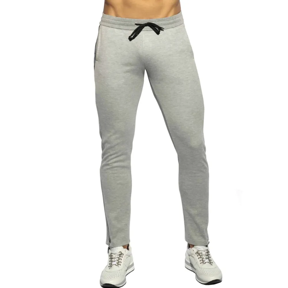 ES Collection Pantalons-Pantalon de Sport First Class Gris Chiné