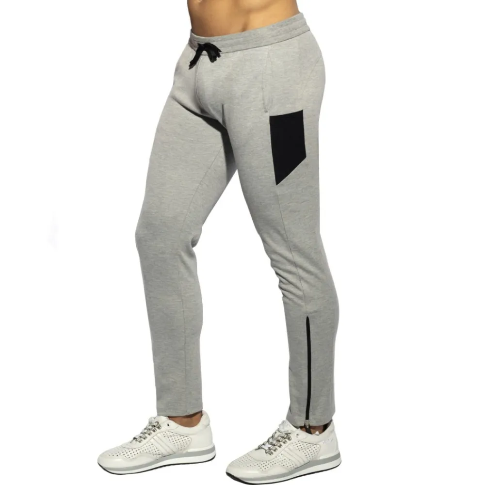 ES Collection Pantalons-Pantalon de Sport First Class Gris Chiné
