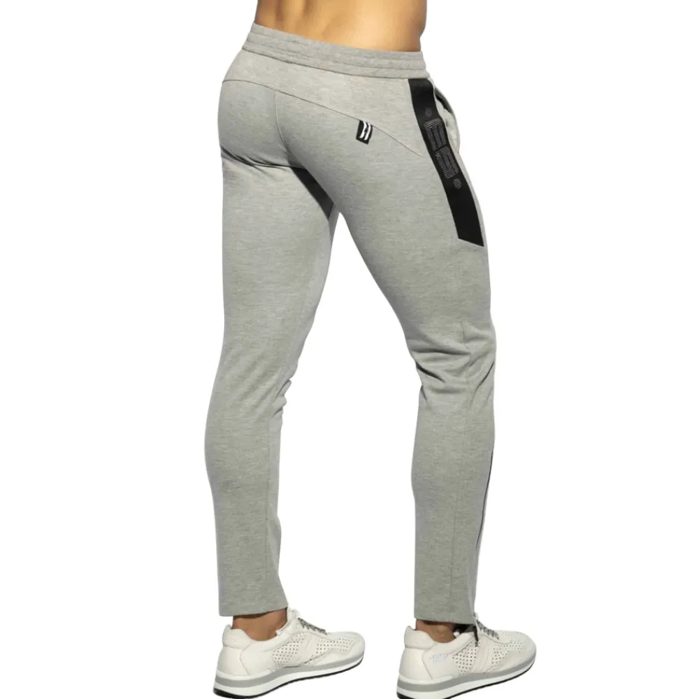 ES Collection Pantalons-Pantalon de Sport First Class Gris Chiné