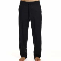 Modus Vivendi Pantalons D'Intérieur|Pantalons-Pantalon en Lin Noir