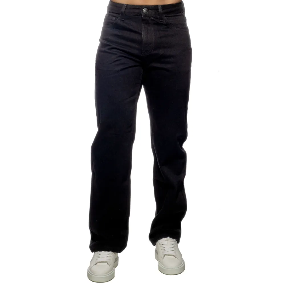 Addicted Jeans-Pantalon Jeans Baggy Noir