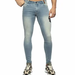 ES Collection Jeans-Pantalon Jeans Slim Fit Bleu Indigo