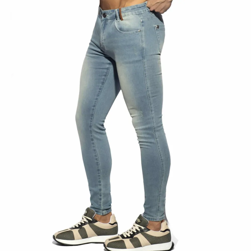 ES Collection Jeans-Pantalon Jeans Slim Fit Bleu Indigo