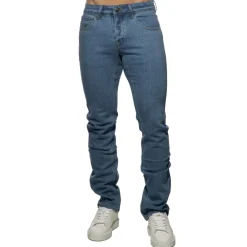 Addicted Jeans-Pantalon Jeans Straight Bleu Indigo