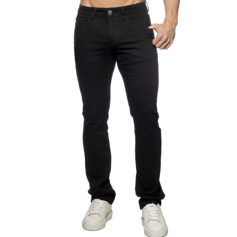 Addicted Jeans-Pantalon Jeans Straight Noir