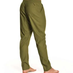 Modus Vivendi Pantalons-Pantalon Leather Simili Cuir Kaki