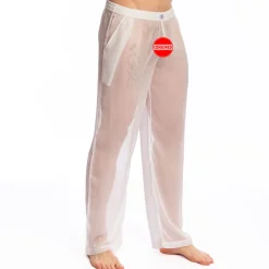 L'Homme invisible Pantalons D'Intérieur-Pantalon Lounge Chantilly Blanc