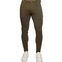 Addicted Pantalons|Jeans-Pantalon Slim Svelte Kaki