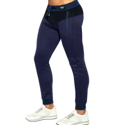 ES Collection Pantalons-Pantalon Sport Combi Bleu Marine