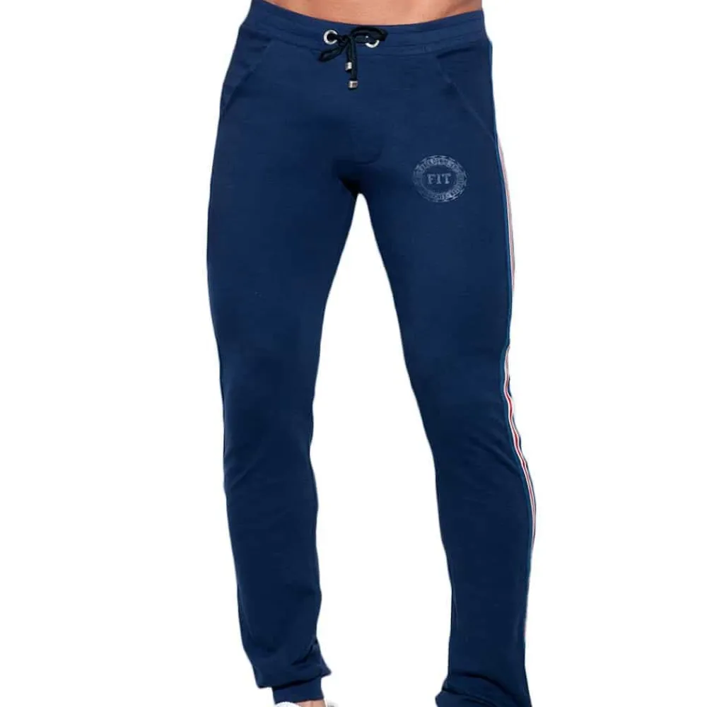 ES Collection Pantalons-Pantalon Sport FIT Tape Marine