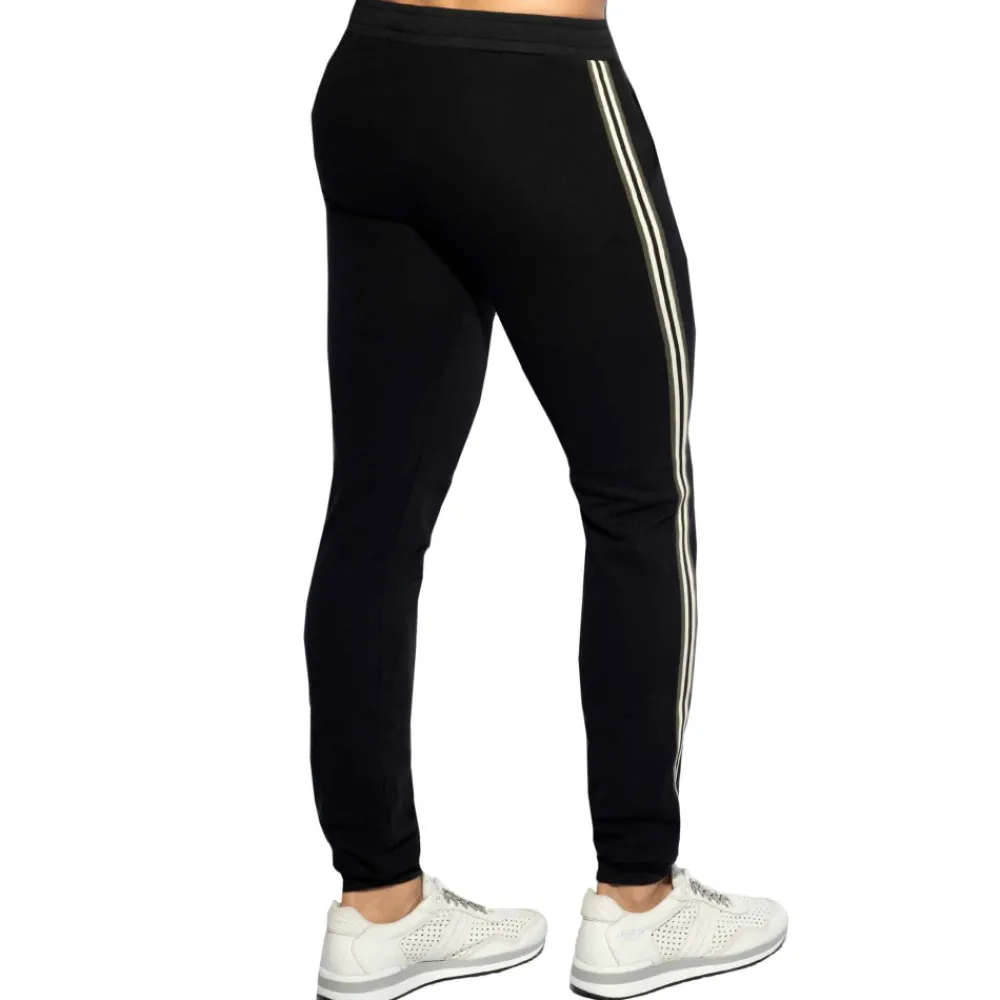 ES Collection Pantalons-Pantalon Sport FIT Tape Noir