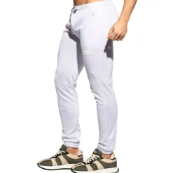 ES Collection Pantalons-Pantalon Sport Uni Blanc