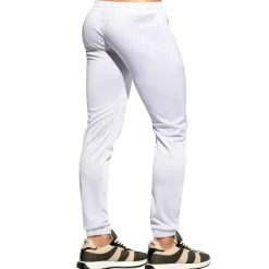 ES Collection Pantalons-Pantalon Sport Uni Blanc