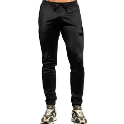 ES Collection Pantalons-Pantalon Sport Uni Noir