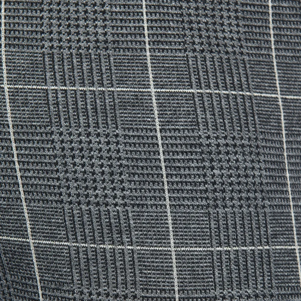 ES Collection Pantalons-Pantalon Tweed Gris