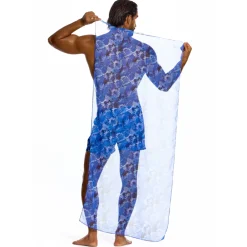 Modus Vivendi Accessoires De Mode|Plage-Paréo Daisies Bleu