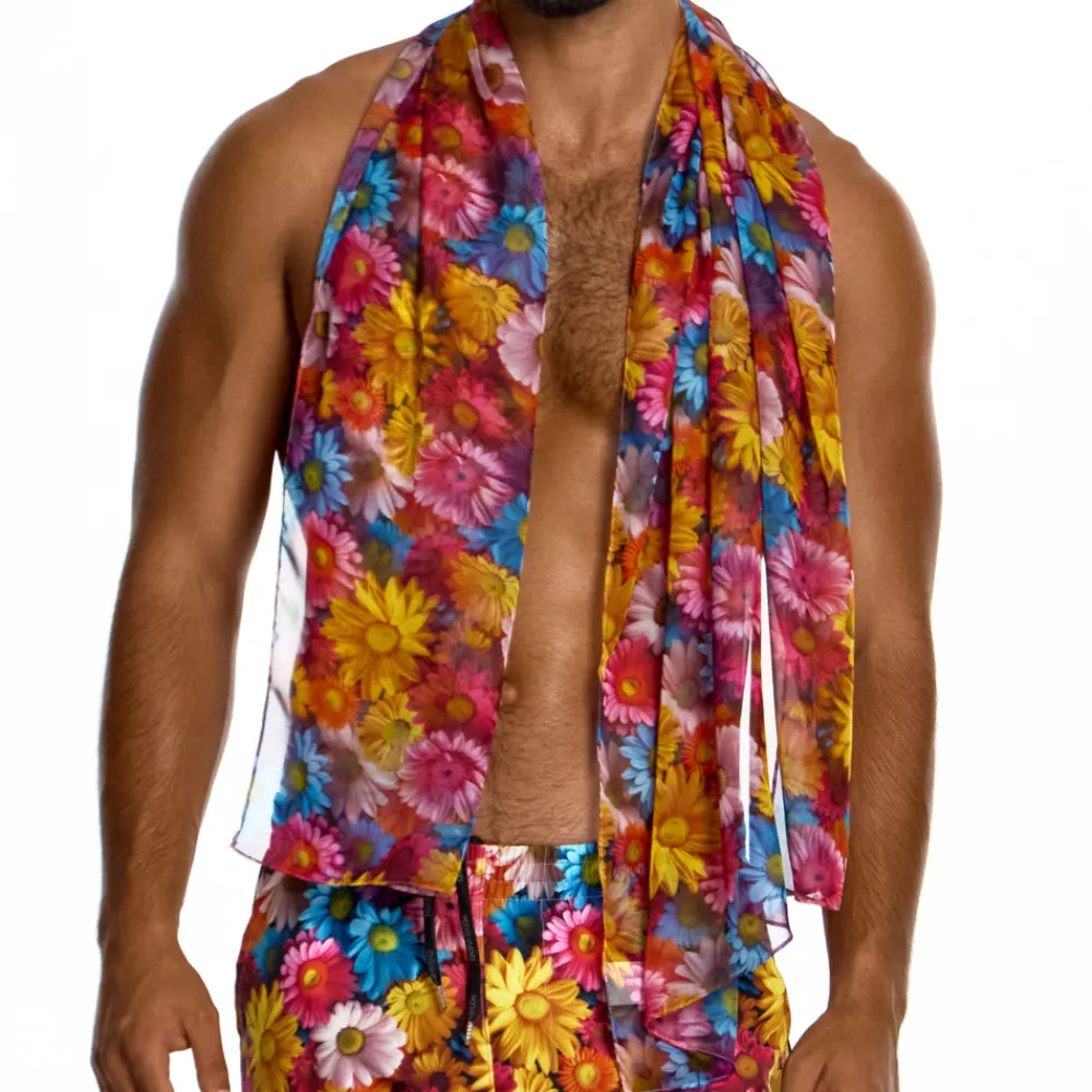 Modus Vivendi Accessoires De Mode|Plage-Paréo Daisies Multicolore