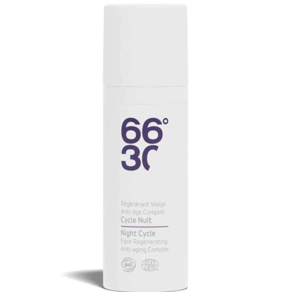 66°30 Soins Du Visage-Régénérant Visage Anti-âge Complet - Cycle Nuit - 50 ml