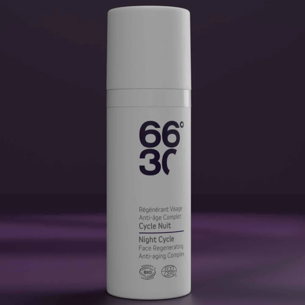 66°30 Soins Du Visage-Régénérant Visage Anti-âge Complet - Cycle Nuit - 50 ml