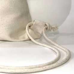 ES Collection Accessoires De Mode|Plage-Sac de Plage en Coton Bio Ivoire