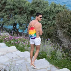 SKU Accessoires De Mode|Plage-Sac de Plage Good As You Arc-en-Ciel