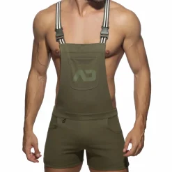 Addicted Salopettes-Salopette AD Coton Kaki