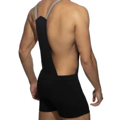 Addicted Salopettes-Salopette AD Coton Noir