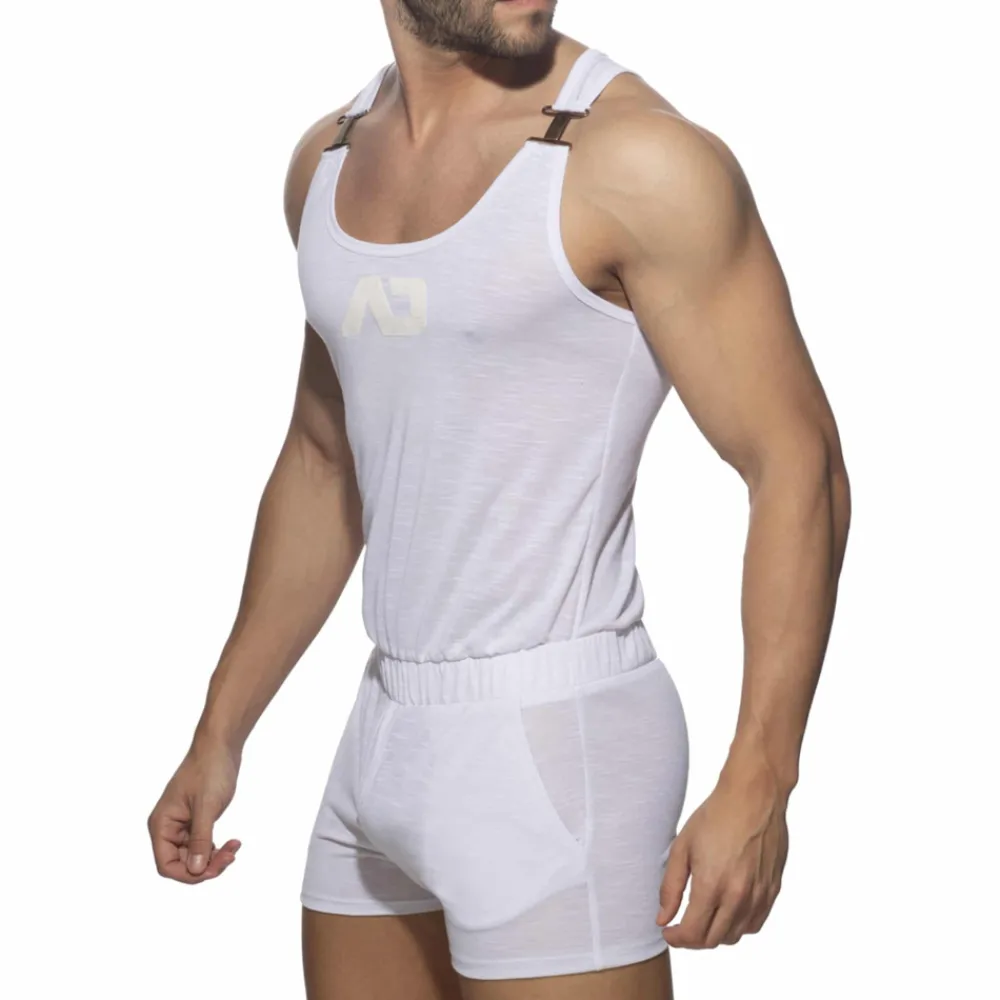 Addicted Bodys Sport|Salopettes-Salopette AD Flame Blanche