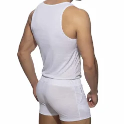 Addicted Bodys Sport|Salopettes-Salopette AD Flame Blanche