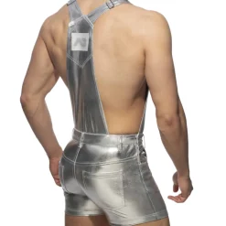 Addicted Tenues Sexy|Salopettes-Salopette Argentée