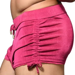 Andrew Christian Shorts-Short Ajustable Sensual Rib Magenta