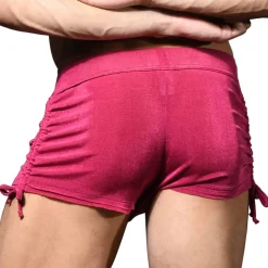 Andrew Christian Shorts-Short Ajustable Sensual Rib Magenta