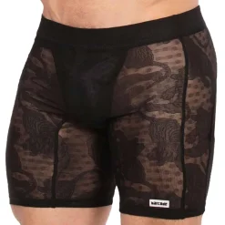 Barcode Tenues Sexy|Shorts-Short Ata Dentelle Noir