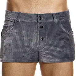 Modus Vivendi Shorts-Short Corduroy Gris