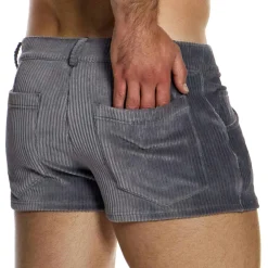 Modus Vivendi Shorts-Short Corduroy Gris