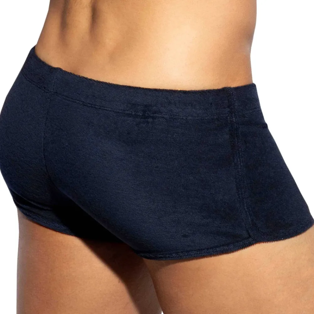 ES Collection Shorts / Caleçons|Shorts-Short Coton Eponge Bleu Marine