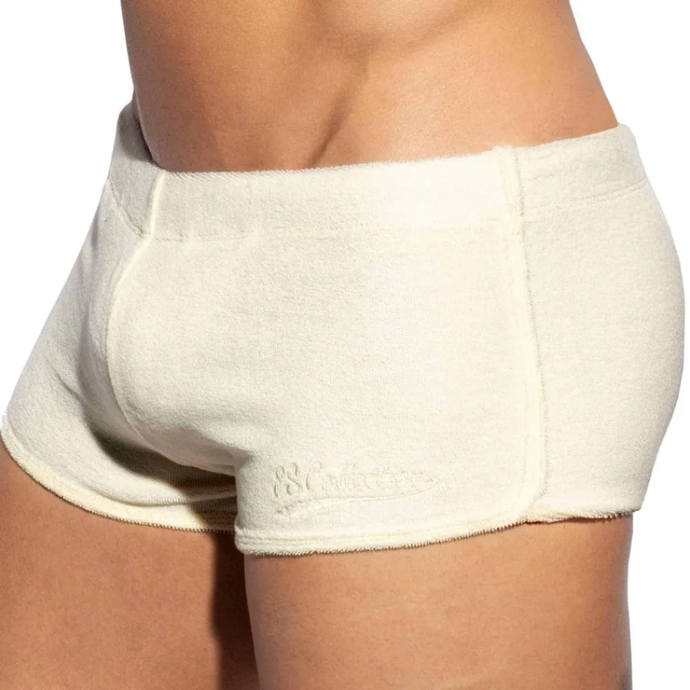 ES Collection Shorts / Caleçons|Shorts-Short Coton Eponge Ivoire
