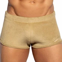 ES Collection Shorts / Caleçons|Shorts-Short Coton Eponge Ocre