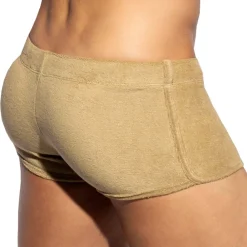 ES Collection Shorts / Caleçons|Shorts-Short Coton Eponge Ocre