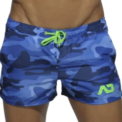 Addicted Shorts De Bain-Short de Bain Camouflage Marine