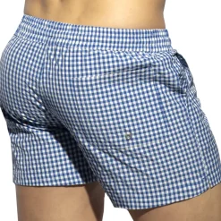 ES Collection Shorts De Bain-Short de Bain Chess Bleu