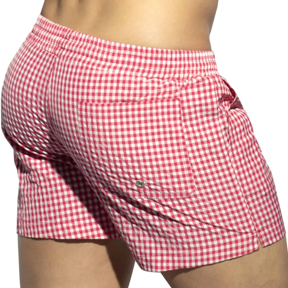 ES Collection Shorts De Bain-Short de Bain Chess Fuchsia