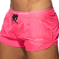 Addicted Shorts De Bain-Short de Bain Double Waistband Rose